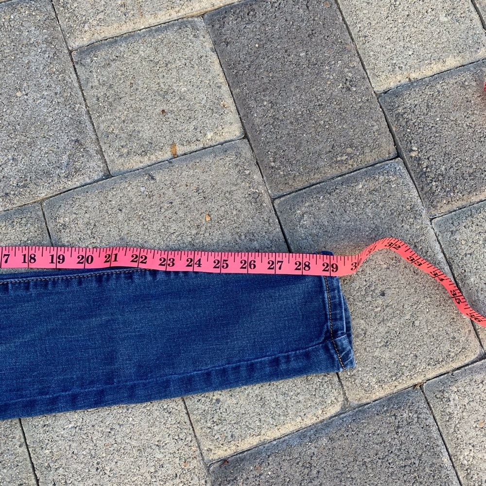 ✨MACHINE LOW RISE DISTRESSED SKINNY JEAN 0/25 - Picture 5 of 8